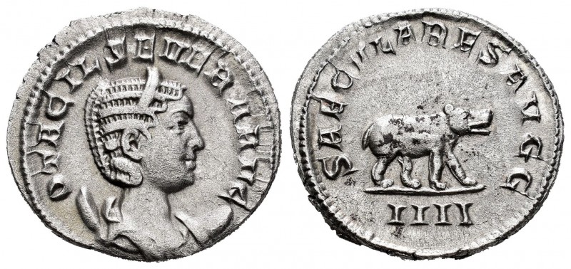 Otacilia Severa. Antoniniano. 248 d.C. Roma. (Spink-9160). (Ric-130). Rev.: SAEC...