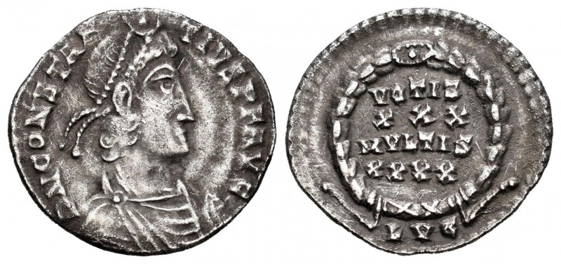 Constancio II. Silicua. 360-361 d.C. Lugdunum. (Spink-17950). (Ric-216). Rev.: V...