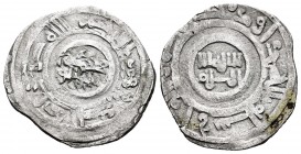 Reinos de Taifas. Anónimas de los banu Somadith. Dirhem. 433-443 H. Al Andalus. (Vives-1041 variante). Ag. 3,41 g. Almería independiente de Valencia. ...
