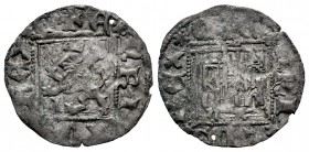 Reino de Castilla y León. Enrique II (1368-1379). Novén. Zamora. (Bautista-676.2). Ve. 0,65 g. Con CA bajo el castillo y C delante de las patas bajo e...