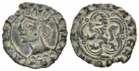 Reino de Castilla y León. Juan II (1406-1454). Cornado. Burgos. (Bautista-826.2). Ve. 0,76 g. Con B entre dos estrellas debajo del busto. Escasa. MBC+...