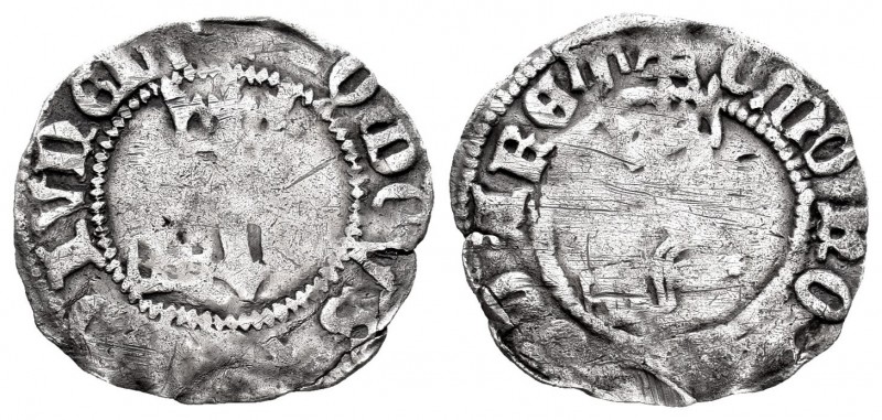 Fernando e Isabel (1474-1504). 1/4 real. Segovia. (Cal 2019-167). Ag. 0,63 g. An...