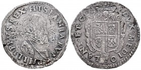 Felipe II (1556-1598). 1 ducatón. 1588. Milán. (Vti-53). Ag. 31,92 g. Impurezas. Escasa. MBC-/MBC. Est...320,00. // ENGLISH: Philip II (1556-1598). 1 ...