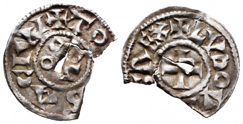 Francia. Acuñaciones Carolingias. Louis III. Dinero. (888-898). Toulouse. (Prou-...