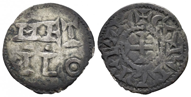 Francia. Carlos El Simple (898-923). Dinero. (Depeyrot-630 var.). Ag. 0,94 g. ME...