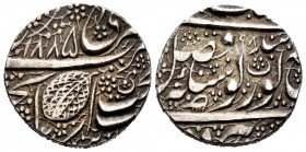 India. Imperio Sikh. Rupia. 1884. Kashmir. (Km-46). Ag. 11,09 g. MBC+. Est...70,00. // ENGLISH: India. Imperio Sikh. Rupia. 1884. Kashmir. (Km-46). Ag...