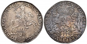 Países Bajos. 1 ducatón. 1772. Zeeland. (Km-57.2). Ag. 32,63 g. MBC+. Est...120,00. // ENGLISH: Low Countries. 1 ducatón. 1772. Zeeland. (Km-57.2). Ag...
