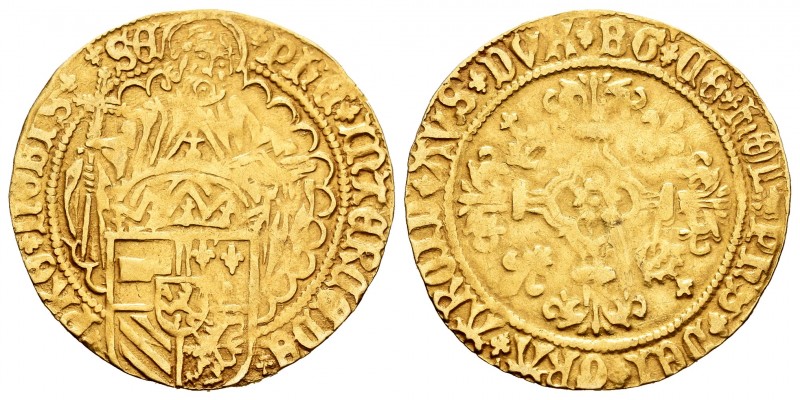 Países Bajos. Felipe el Hermoso. Florín de San Felipe. (1482-1506). Dordrecht. (...