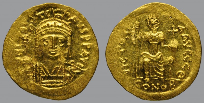 Justin II (565-578), Solidus, Constantinople, 4,51 g Au, 20 mm, O N IV–STI–NVS P...