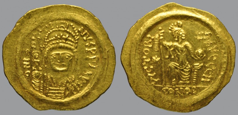 Solidus, Constantinople, 4,16 g Au, 22 mm, O N IV–STI–NVS P P AVG, helmeted and ...