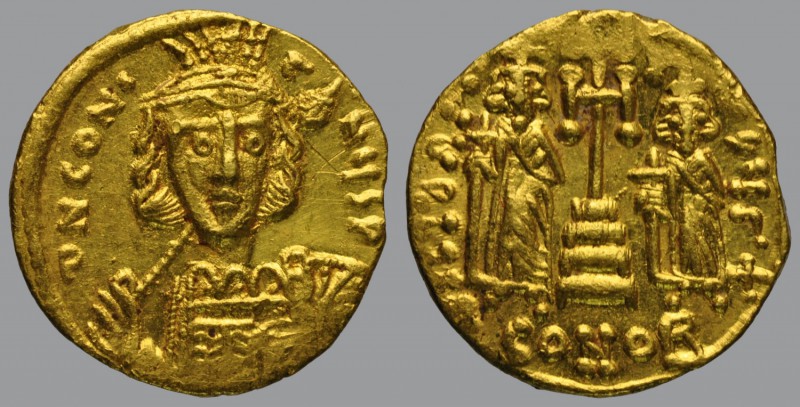 Constantine IV (668-685), Solidus, Constantinople, 4,49 g Au, 20 mm, δ N CONτ-I-...