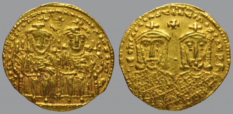 Leo IV (775-780), Solidus, Constantinople, 4,43 g Au, 22 mm, [LЄOhVS SЄGGOh COhS...