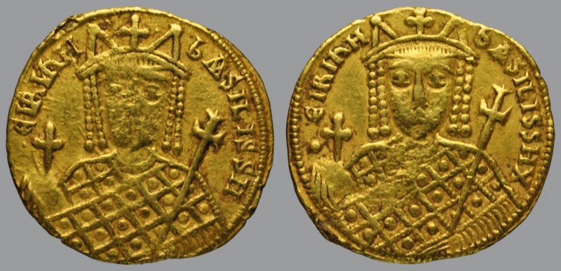 Irene (797-802), Solidus, Constantinople, 4,36 g Au, 20 mm, ЄIRIhH bASILISSH, cr...