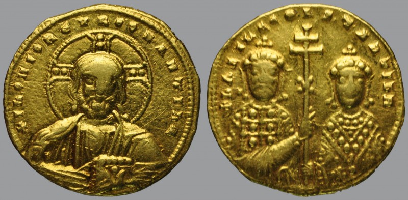 Basil II (976-1025), Tetarteron Nomisma, Constantinople, 4,24 g Au, 20 mm, +IhSX...