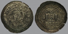 Anonymous denar, patriarch en face with sceptre and book (ligature in legend: QVI)/church with two bell-towers, 0,94 g Ag, 21 mm, Bernardi 10 (R3)

...