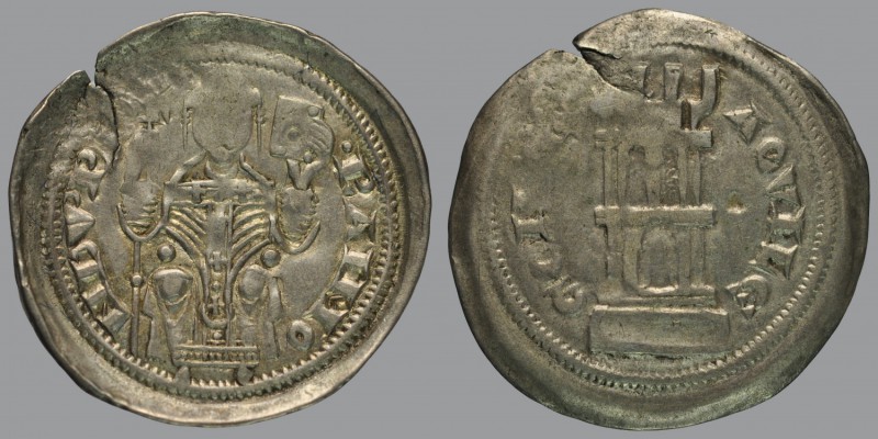 Raimondo della Torre (1273-1298), denar, patriarch en face with sceptre and book...