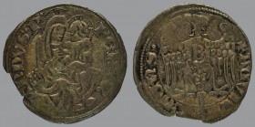 Denar, Virgin with Christ-child/eagle, 0,96 g Ag, 20 mm, Bernardi 47b (R2)

Old cabinet tone. Some parts missing, otherwise VERY FINE.