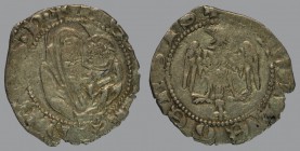 Half-denar, Virgin with Christ-child/eagle, 0,53 g Ag, 15 mm, Bernardi 48 (R4)

ALMOST EXTREMELY FINE.