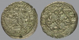 Denar, rampant lion/ornamented cross, 0,89 g Ag, 19 mm, Bernardi 52a (C)

GOOD EXTREMELY FINE.