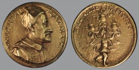 Virtus Pontificis, Later Cast Bronze Medal, opus Giuseppe Vismara, Bust r./Genius holding vases, 27,41 g Br., 42 mm, Miselli 352

Burnished, otherwi...
