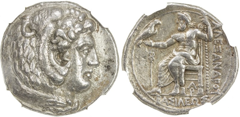 MACEDONIAN KINGDOM: Alexander III, the Great, 336-323, AR tetradrachm, Arados, P...