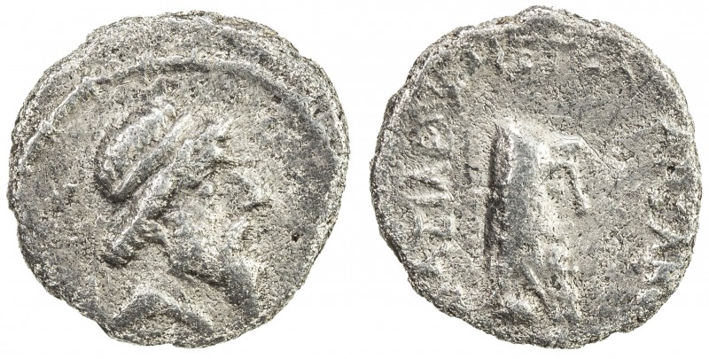PARTHIAN KINGDOM: Mithradates I, c. 171-138 BC, AR obol (0.60g), Shore-30, Sell-...
