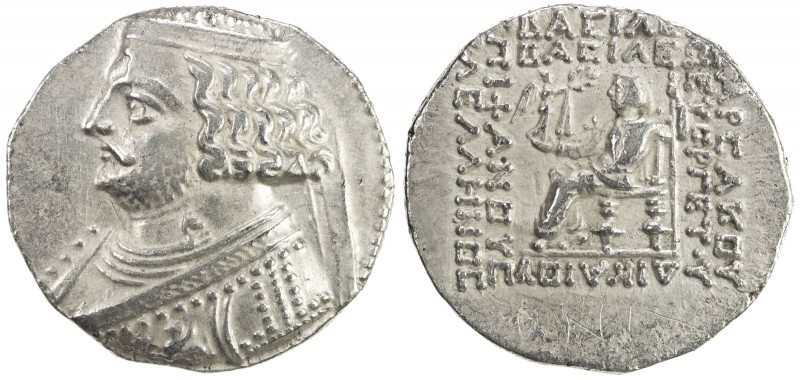 PARTHIAN KINGDOM: Orodes II, c. 57-38 BC, AR tetradrachm (14.62g), Seleukeia on ...