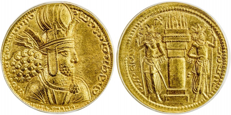 SASANIAN KINGDOM: Shahpur (Sabuhr) I, 241-272, AV dinar (7.30g), Ctesiphon, G-21...