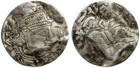 AFRIGHID: Azkaswar II, 771-800+, AR drachm (2.91g), NM, ND, A-98.4, in the name of Dhu'l-Ri'asatayn (= Fadl b. Sahl, the Abbasid vizier), ca. 812-821,...