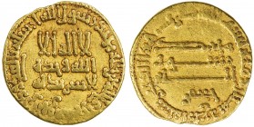 ABBASID: al-Rashid, 786-809, AV dinar (4.27g), NM (Egypt), AH184, A-218.11, Khedivial-423 & 424, Kazan-96, al-'Ush-1099, Bernardi 69, anonymous for Ha...