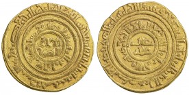 FATIMID: al-Âmir al-Mansur, 1101-1130, AV dinar (4.41g), al-Iskandariya, AH512, A-729, VF.
Estimate: USD 220 - 280