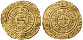 FATIMID: al-Hafiz, 1131-1149, AV dinar (4.11g), al-Iskandariya, AH535, A-735.3, very slightly wavy surfaces, VF.
Estimate: USD 260 - 325