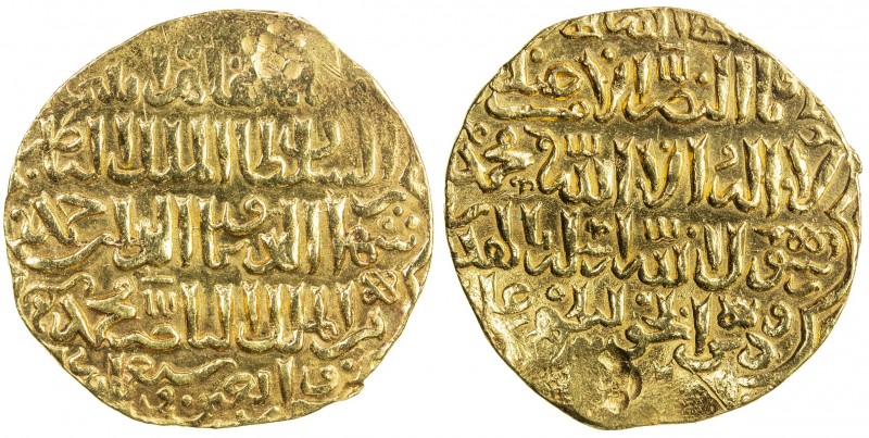 BAHRI MAMLUK: Ahmad I, 1342, AV dinar (5.56g), al-Qahira, AH742, A-929, Balog 26...