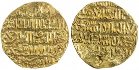BAHRI MAMLUK: Ahmad I, 1342, AV dinar (5.56g), al-Qahira, AH742, A-929, Balog 269, ruler cited as al-malik al-nasir shihab al-dunya wa'l-din ahmad bin...