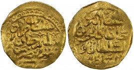 OTTOMAN EMPIRE: Murad III, 1574-1595, AV sultani (3.44g), Misr, DM, A-1332.2, VF.
Estimate: USD 160 - 190