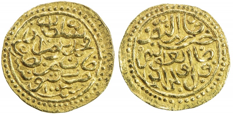 OTTOMAN EMPIRE: Mehmet III, 1595-1603, AV sultani (3.50g), Tunis, AH1003, A-1340...