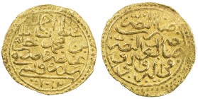 OTTOMAN EMPIRE: Ahmed I, 1603-1617, AV sultani (3.46g), Sidrekapsi, AH1012, A-1347.2, NP-357, Damali-SD-A1b (this piece), excellent strike, EF, RRR, e...