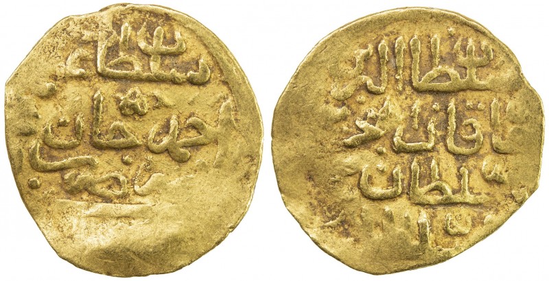 OTTOMAN EMPIRE: Osman II, 1618-1622, AV sultani (3.42g), MM, AH (1027), A-1358.2...