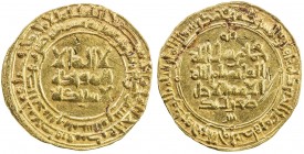 GREAT SELJUQ: Tughril Beg, 1038-1063, AV dinar (4.52g), Nishapur, AH434, A-1665, ruler cited as al-amir al-ajall, lovely even strike, bold EF.
Estima...