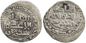 GREAT MONGOLS: Chingiz Khan, 1206-1227, AR dirham (3.11g), NM, ND, A-1967, citing Chingiz Khan by name, Zeno type A1/B1, EF. It has recently been sugg...