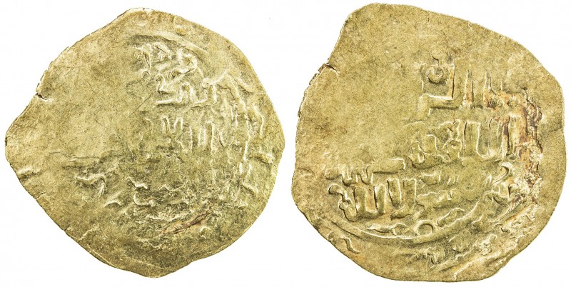 GREAT MONGOLS: Möngke, 1251-1260, AV dinar (4.51g), NM, ND, A-T1977, obverse leg...