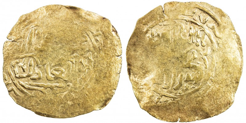 GREAT MONGOLS: Möngke, 1251-1260, AV broad dinar (5.63g), NM, ND, A-T1977, obver...