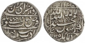 HOTAKI: Mahmud Shah, 1722-1724, AR rupi (11.34g), Qandahar, AH1135, A-2714, excellent strike, with virtually no weakness, normally undated, rare with ...