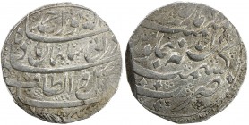 DURRANI: Sulaiman Shah, 1772, AR rupee (11.07g), Kashmir, AH (118)6, A-3096, nice strike, weight adjustment, couple tiny nicks at the lower part of th...