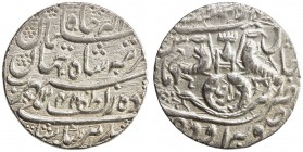 AWADH: Nasir-ud-Din Haidar, 1827-1837, AR rupee (11.19g), Lucknow, AH1244 year one (ahad), KM-186, in his name as Sulayman Jah, the final "4" in the H...