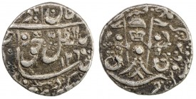 AWADH: Wajid Ali Shah, 1847-1856, AR 1/8 rupee (1.41g), Lucknow, AH1265 year 2, KM-357.1, attractive VF, R, ex K.W. Wiggins Collection. 
Estimate: US...