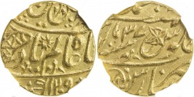 BENGAL PRESIDENCY: AV mohur, Muhammadabad Benares, AH1209 year 37, Stv-7.22, KM-31. Prid-217, daroga mark D, lovely bold strike, NGC graded MS64, ex P...