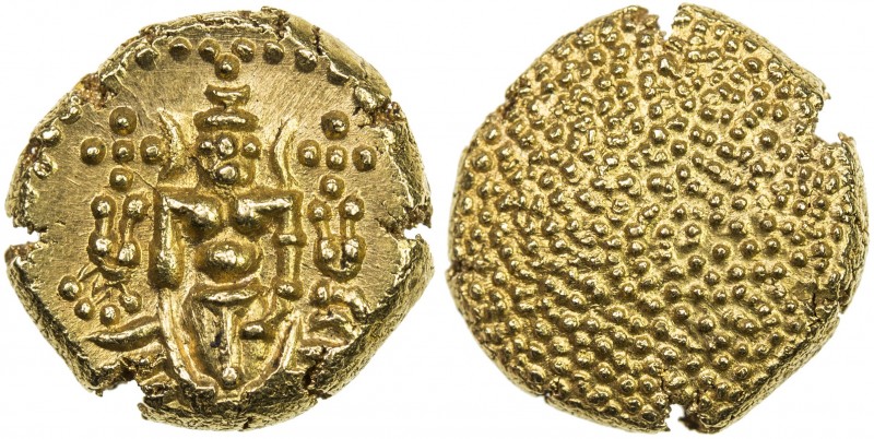 MADRAS PRESIDENCY: AV pagoda (3.39g), ca. 1691-1740, Stv-1.2, Prid-2, single dei...