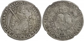 SAXONY: Christian II, Johann Georg I & August, 1591-1611, AR thaler, Dresden, 1605, KM-16, Dav-7561, mintmaster HB, NGC graded AU58.
Estimate: USD 15...