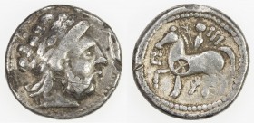 CELTIC of EASTERN EUROPE: Anonymous, 3rd century BC, AR tetradrachm (12.23g), De La Tour-9774, imitating a late issue of Philip II of Macedonia: laure...